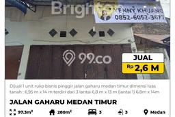 Unit Ruko Dijual di Medan Timur Medan Luas Bangunan 280m2 Unit Ruko Dijual di Medan Timur Medan Luas Bangunan 280m2