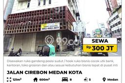Ruko disewakan di Medan Kota Medan dengan luas bangunan 600m2 Ruko disewakan di Medan Kota Medan dengan luas bangunan 600m2