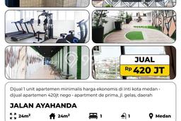 Tersedia Apartemen 0 KT, 1 KM, 24m2 di Medan Petisah, Medan Tersedia Apartemen 0 KT, 1 KM, 24m2 di Medan Petisah, Medan