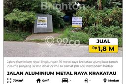 Lahan untuk Dijual Lokasi Medan Deli, Medan Luas 704m2 - Lahan untuk Dijual Lokasi Medan Deli, Medan Luas 704m2 -