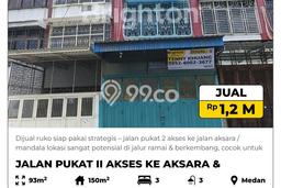 Dijual Ruko di Medan Tembung, Medan Harga Penawaran Spesial Dijual Ruko di Medan Tembung, Medan Harga Penawaran Spesial