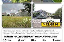 Tanah untuk Dijual Lokasi Medan Polonia, Medan Luas 791m2 SHM Tanah untuk Dijual Lokasi Medan Polonia, Medan Luas 791m2 SHM