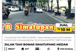 Kavling Tanah Dijual di Sunggal Deli Serdang Spesifikasi 1980m2 Kavling Tanah Dijual di Sunggal Deli Serdang Spesifikasi 1980m2