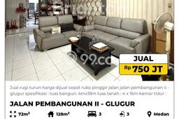 Untuk Dijual Ruko di Medan Timur, Medan Harga Penawaran Spesial Untuk Dijual Ruko di Medan Timur, Medan Harga Penawaran Spesial