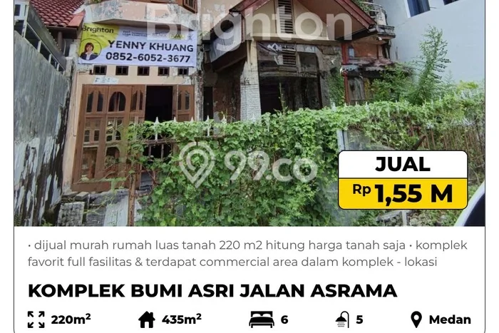 Jual Rumah Bagus Siap Huni LB 435m2 di Medan Helvetia, Medan Jual Rumah Bagus Siap Huni LB 435m2 di Medan Helvetia, Medan