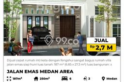 Siap Huni Hunian Elit 6 Kamar di Medan Area Dekat ke Mana Saja Siap Huni Hunian Elit 6 Kamar di Medan Area Dekat ke Mana Saja
