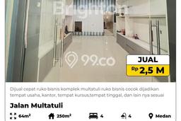 Ruko Dijual di Medan Maimun Medan dengan Luas Bangunan 250m2 Ruko Dijual di Medan Maimun Medan dengan Luas Bangunan 250m2