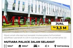 Hunian Eksklusif Siap Huni LT 120m2 di Percut Sei Tuan, Deli Serdang Hunian Eksklusif Siap Huni LT 120m2 di Percut Sei Tuan, Deli Serdang