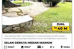 Dijual Rumah Premium dengan Fasilitas Sekitar Komplit di Medan Maimun, Medan Dijual Rumah Premium dengan Fasilitas Sekitar Komplit di Medan Maimun, Medan