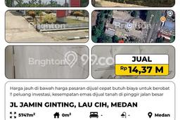 Tanah di Medan Tuntungan, Medan Luas 5747m2 Dijual Segera Tanah di Medan Tuntungan, Medan Luas 5747m2 Dijual Segera