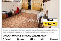 Jual Rumah Bagus Siap Huni LB 250m2 di Medan Area, Medan Jual Rumah Bagus Siap Huni LB 250m2 di Medan Area, Medan