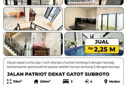 Rumah Strategis Modern Lb 200m2 di Medan Sunggal, Medan Rumah Strategis Modern Lb 200m2 di Medan Sunggal, Medan
