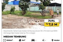 Untuk Dijual Tanah di Medan Tembung Medan Luas 5000m2 SHM Untuk Dijual Tanah di Medan Tembung Medan Luas 5000m2 SHM