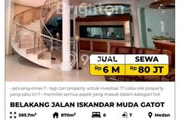 Disewakan Hunian Konsep Modern di Medan Petisah Medan dengan 6 Kamar Disewakan Hunian Konsep Modern di Medan Petisah Medan dengan 6 Kamar