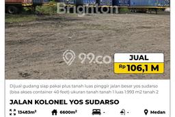 Unit Gudang Dijual di Medan Belawan Medan Luas Tanah 12483m2, Luas Bangunan 6600m2 Unit Gudang Dijual di Medan Belawan Medan Luas Tanah 12483m2, Luas Bangunan 6600m2