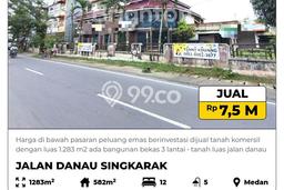 Hunian Mewah Siap Huni LT 1283m2 di Medan Barat, Medan Hunian Mewah Siap Huni LT 1283m2 di Medan Barat, Medan