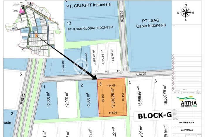 Lahan Strategis di Karawang Barat Dijual dengan Luas 17570m2 Lahan Strategis di Karawang Barat Dijual dengan Luas 17570m2