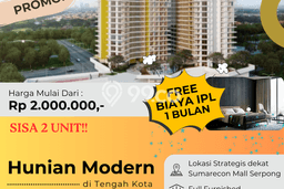 Apartemen Harga Murah dengan 2 BR & 1 KM di Kelapa Dua Tangerang Apartemen Harga Murah dengan 2 BR & 1 KM di Kelapa Dua Tangerang