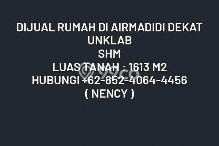 Jual Rumah Strategis Bagus Punya 2 KT di Airmadidi Minahasa Utara SHM Jual Rumah Strategis Bagus Punya 2 KT di Airmadidi Minahasa Utara SHM
