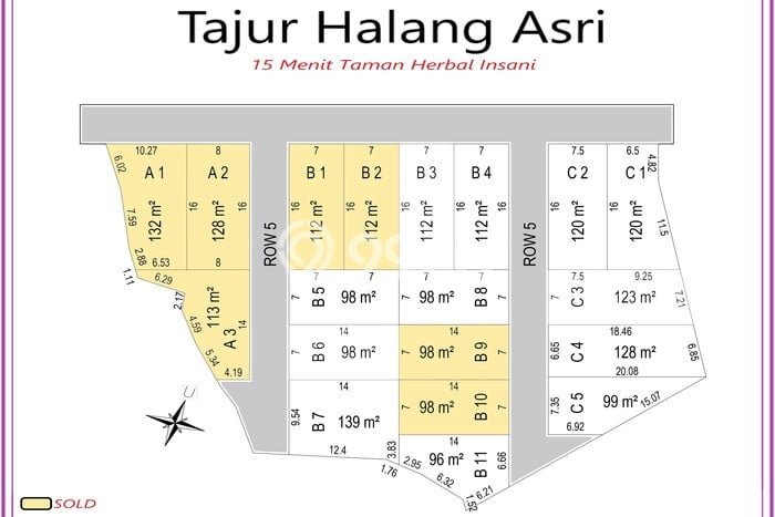 Tanah di Tajur Halang, Bogor Luas 96m2 Dijual Segera Tanah di Tajur Halang, Bogor Luas 96m2 Dijual Segera