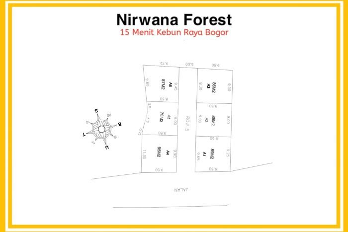 Lahan untuk Dijual Lokasi Bogor Selatan, Bogor Luas 85m2 SHM Lahan untuk Dijual Lokasi Bogor Selatan, Bogor Luas 85m2 SHM