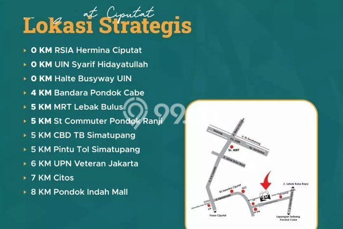 Kos-kosan Dijual di Ciputat Timur, Tangerang Selatan, 10 KT, 10 KM, Bangunan 158m2 Kos-kosan Dijual di Ciputat Timur, Tangerang Selatan, 10 KT, 10 KM, Bangunan 158m2