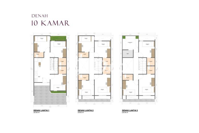 Kos-kosan Dijual di Dramaga, Bogor, 4 KT, 4 KM, Bangunan 43m2 Kos-kosan Dijual di Dramaga, Bogor, 4 KT, 4 KM, Bangunan 43m2