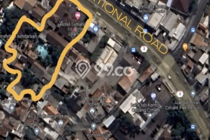 LOKASI TERBAIK! Hotel Kawasan Cimahi Tengah, Luas 2000m2m², Akses Strategis LOKASI TERBAIK! Hotel Kawasan Cimahi Tengah, Luas 2000m2m², Akses Strategis