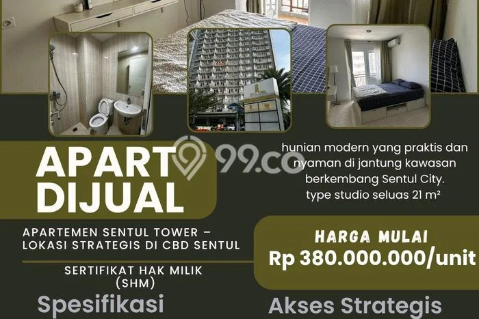 Apartemen Murah Dijual di Bogor 0 KT & 0 KM Apartemen Murah Dijual di Bogor 0 KT & 0 KM