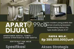 Apartemen Murah Dijual di Bogor 0 KT & 0 KM Apartemen Murah Dijual di Bogor 0 KT & 0 KM