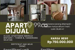 Untuk Dijual Apartemen 2 KT & 1 KM di Tangerang Selatan Lokasi Strategis Untuk Dijual Apartemen 2 KT & 1 KM di Tangerang Selatan Lokasi Strategis
