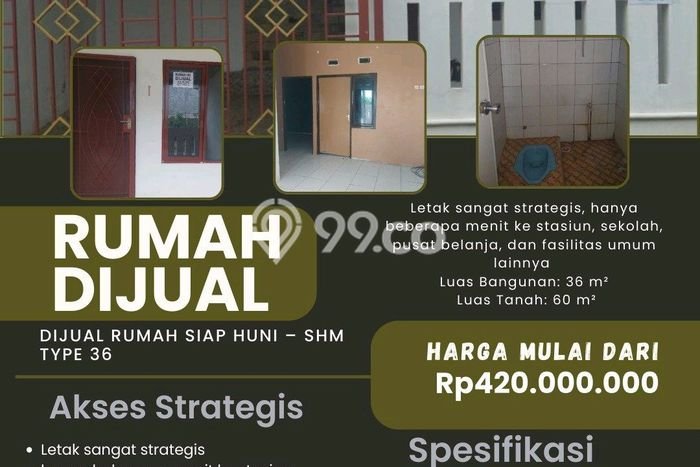Rumah Murah Dijual di Bojong Gede, Bogor Harga Rp 420 Juta Rumah Murah Dijual di Bojong Gede, Bogor Harga Rp 420 Juta
