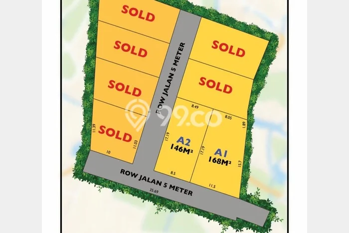 Lahan Kosong Dijual di Sleman dengan Area 146m2 Lahan Kosong Dijual di Sleman dengan Area 146m2