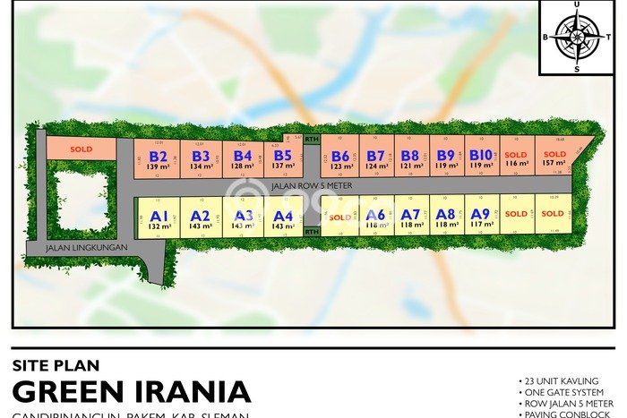 Tanah Komersial Dijual di Pakem Sleman 117m2 Tanah Komersial Dijual di Pakem Sleman 117m2