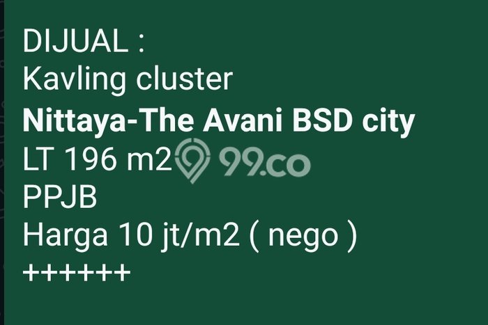 Tanah Kavling Dijual di Tangerang dengan Spesifikasi 196m2 Tanah Kavling Dijual di Tangerang dengan Spesifikasi 196m2