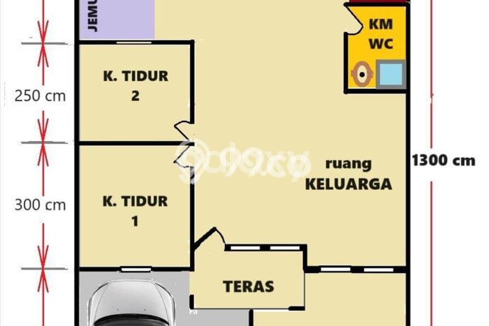 Rumah Modern Minimalis 2 KT Siap Huni di Sedati Rumah Modern Minimalis 2 KT Siap Huni di Sedati