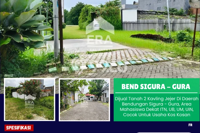 POTENSIAL! Tanah di Dinoyo, Luas 395m2m², Area Berkembang POTENSIAL! Tanah di Dinoyo, Luas 395m2m², Area Berkembang