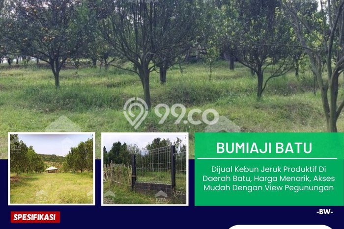 Jual Tanah Area Prospektif Kawasan Batu, Luas 3970m2m², Dekat Batu, Batu, Batu Jual Tanah Area Prospektif Kawasan Batu, Luas 3970m2m², Dekat Batu, Batu, Batu