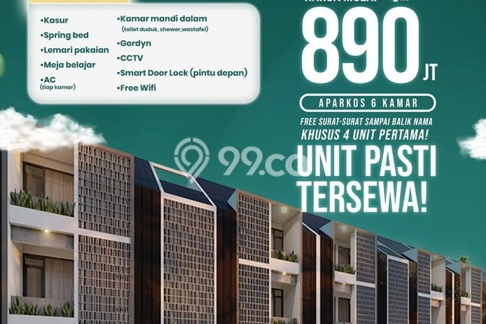 Kost Dijual Lokasi Dramaga, Bogor, 6 KT, 6 KM, 81m2 Kost Dijual Lokasi Dramaga, Bogor, 6 KT, 6 KM, 81m2