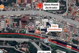 Kost di Margonda, Luas 2900m², Ideal untuk tempat tinggal Anda Kost di Margonda, Luas 2900m², Ideal untuk tempat tinggal Anda