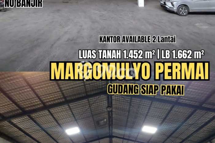 Paling Dicari! Gudang Dijual di Margomulyo Harga Kompetitif Paling Dicari! Gudang Dijual di Margomulyo Harga Kompetitif