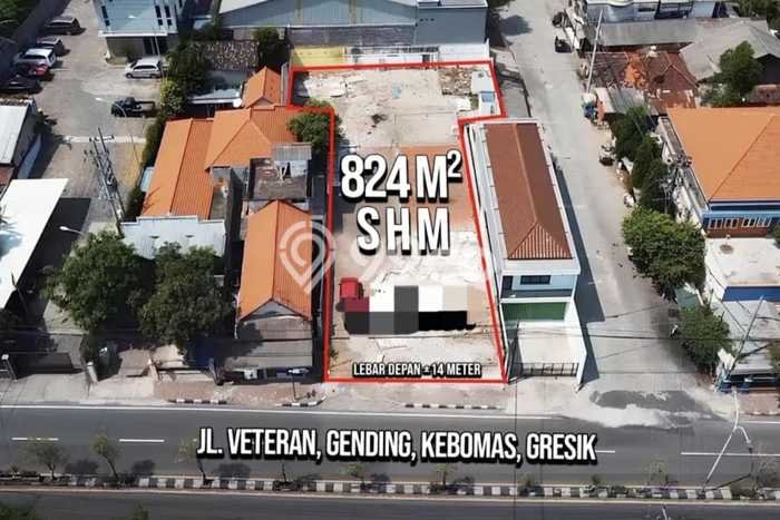 Dijual Tanah Lokasi Gresik Kota, Gresik Seluas 824m2 Dijual Tanah Lokasi Gresik Kota, Gresik Seluas 824m2