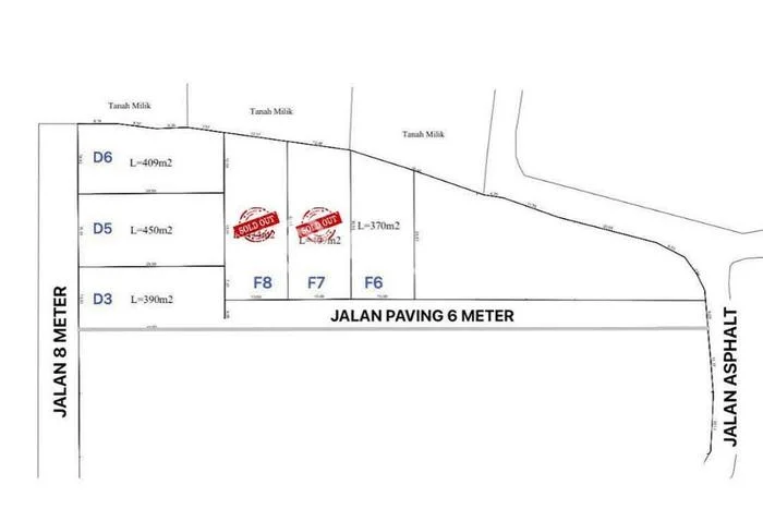 Dijual Tanah Lokasi Uluwatu, Badung Seluas 370m2 Dijual Tanah Lokasi Uluwatu, Badung Seluas 370m2