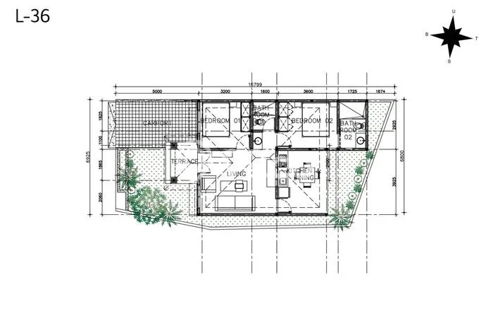 Rumah Modern 2 KT di Nusa Dua Badung Unfurnished Rumah Modern 2 KT di Nusa Dua Badung Unfurnished