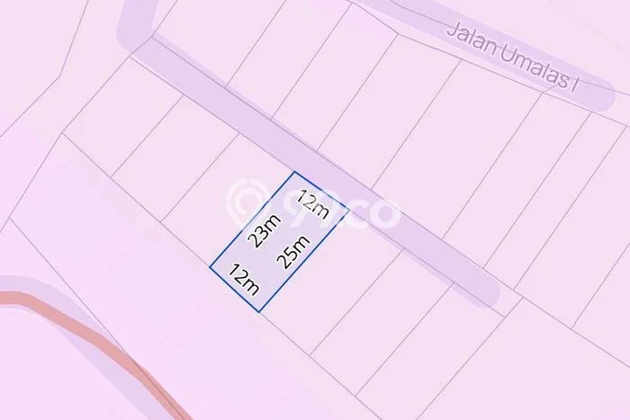 Dijual Tanah di Badung, Luas 287m2 SHM Dijual Tanah di Badung, Luas 287m2 SHM