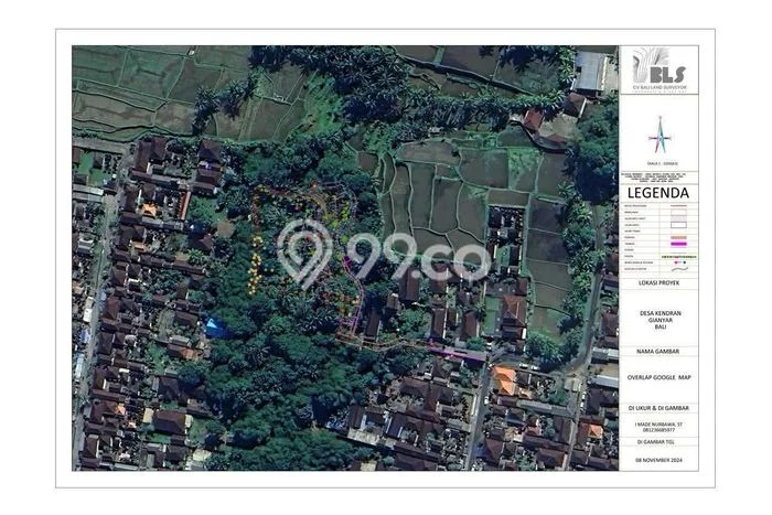 Tanah Dijual Lokasi Ubud, Gianyar Luas 2500m2 Legalitas Aman Tanah Dijual Lokasi Ubud, Gianyar Luas 2500m2 Legalitas Aman