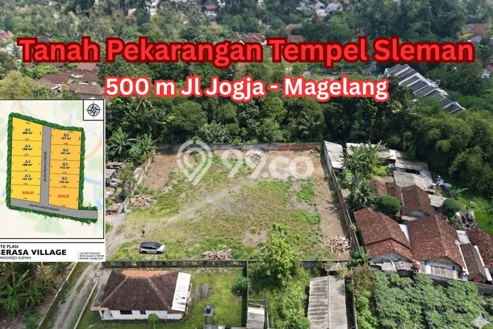 Tanah untuk Dijual Lokasi Tempel, Sleman Luas 141m2 SHM Tanah untuk Dijual Lokasi Tempel, Sleman Luas 141m2 SHM