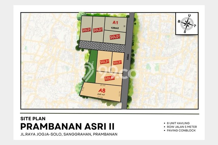 Jarang Ada! Tanah di Prambanan Punya Luas 139m2 AJB Jarang Ada! Tanah di Prambanan Punya Luas 139m2 AJB