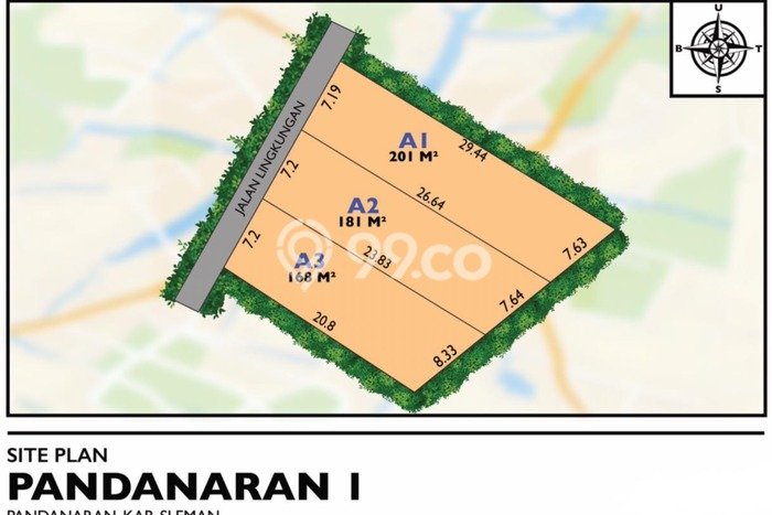 Tanah Siap Bangun Dijual di Yogyakarta Punya Luas 168m2 Tanah Siap Bangun Dijual di Yogyakarta Punya Luas 168m2