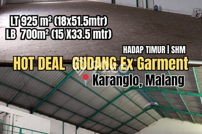 Gudang Area Bisnis di Karangploso, Luas 700m2m², Mainroad Gudang Area Bisnis di Karangploso, Luas 700m2m², Mainroad